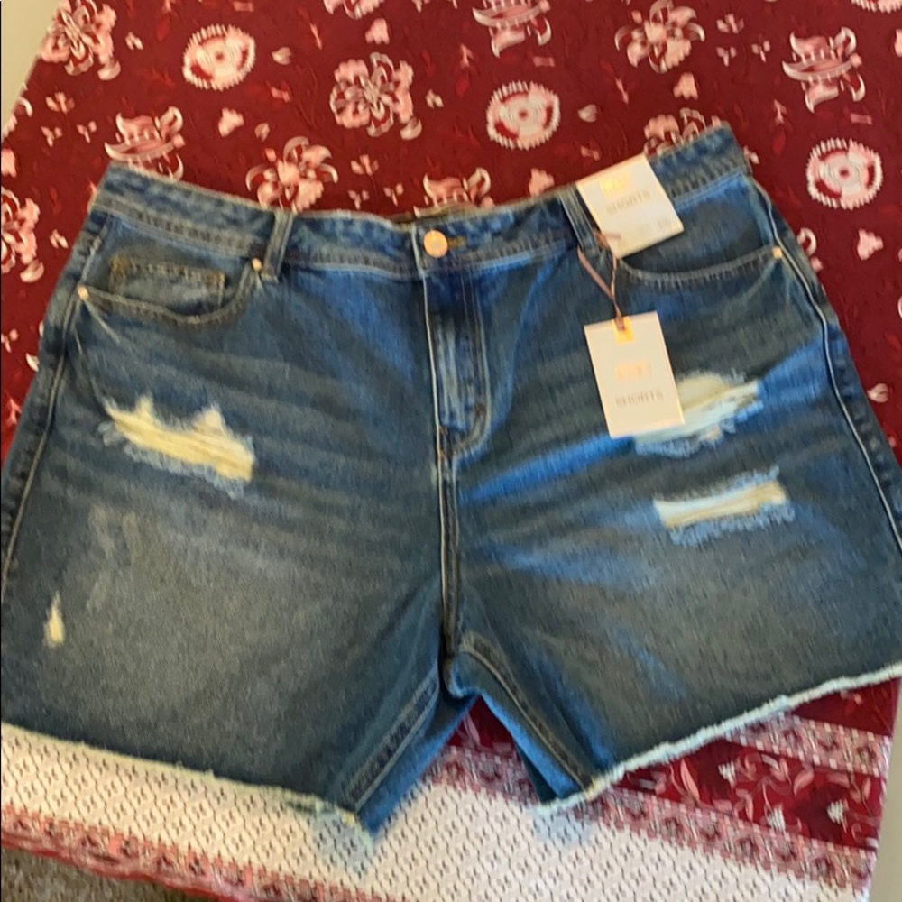 Jeans shorts size 14